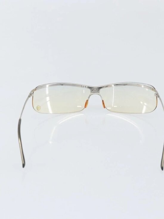 CHANEL Sunglasses metal Silver CC Auth BA10543 main image 13